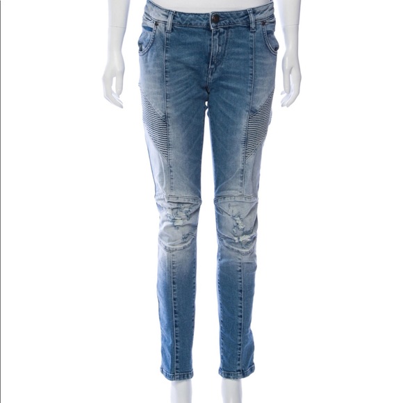 PIERRE BALMAIN Mid-Rise Skinny Leg Jeans